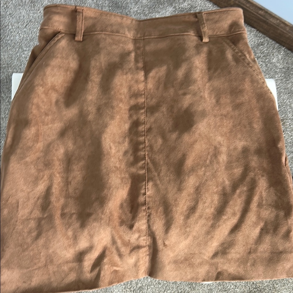 Hollister Tan Mini Pencil Skirt for Casual Work